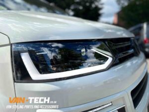 VW T5 to T5.1 Front End Conversion Kit includes DRL's Light Bar / Lower Splitter