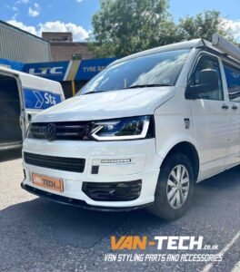 VW T5 to T5.1 Front End Conversion Kit includes DRL's Light Bar / Lower Splitter
