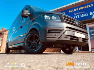 VW Crafter Alloy Wheels Tomahawk Apache and BF Goodrich ATK03 All Terrain Tyres