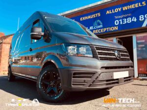 VW Crafter Alloy Wheels Tomahawk Apache and BF Goodrich ATK03 All Terrain Tyres