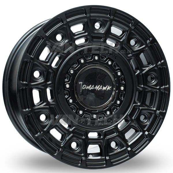 Tomahawk Yakama 17″ Alloy Wheels matt black Swamper Tomahawk Yakama 17″ Alloy Wheels Matt Black AT Tyres