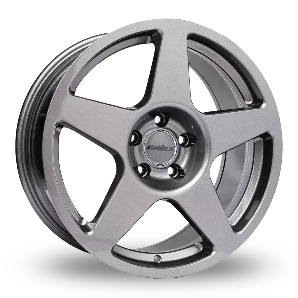 VW Caddy Calibre Five Alloy Wheels Gloss Grey 18″ VW Caddy Calibre Five Alloy Wheels Gloss Grey 18″