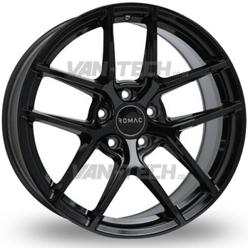 VW Caddy Romac Diablo Alloy Wheels Gloss Black 19″