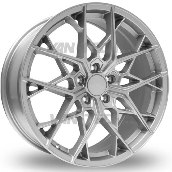 VW Caddy Romac Vortex Alloy Wheels Silver VW Caddy Romac Vortex Alloy Wheels Silver